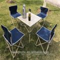 Table de pique-nique pliable de Niceway et chaises 5 Set pour la famille Outdoor Camping Beach Party